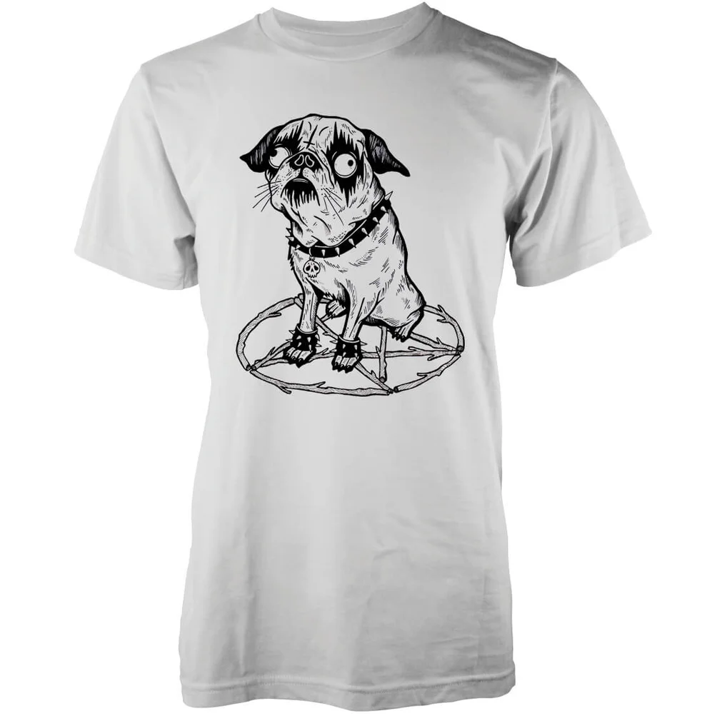 Abandon Ship Hell Hound Heren T-shirt - Wit - S - Wit Afbeelding 1