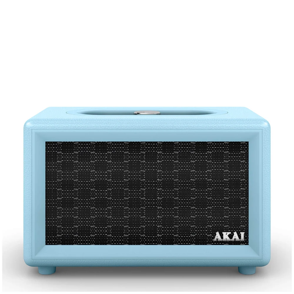 Akai Retro Bluetooth Speaker (2 x 12.5W) - Blue Afbeelding 1