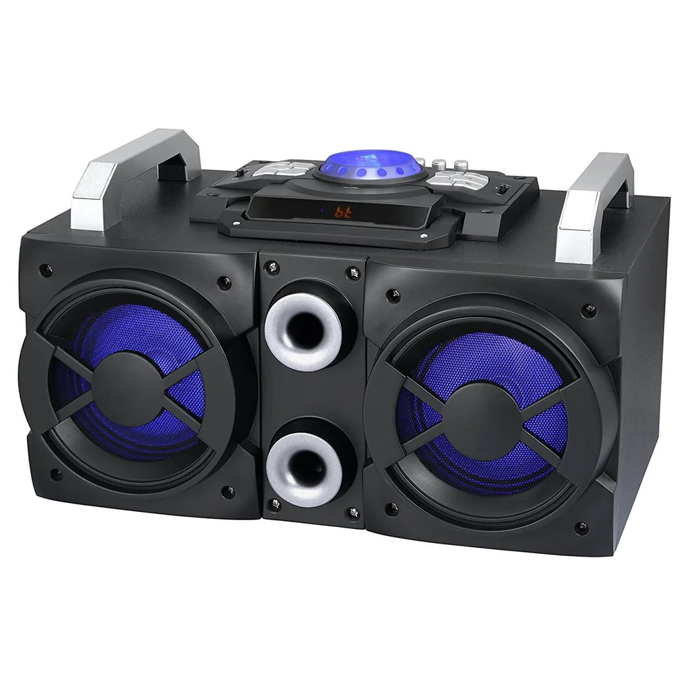 Akai 200W Ultimate Party Bluetooth Speaker (Includes Karaoke Microphone) - Black Afbeelding 1