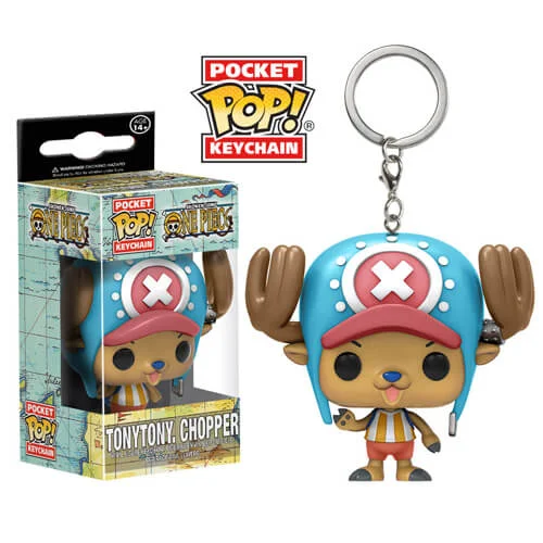 One Piece Chopper Pocket Pop! Keychain Afbeelding 1