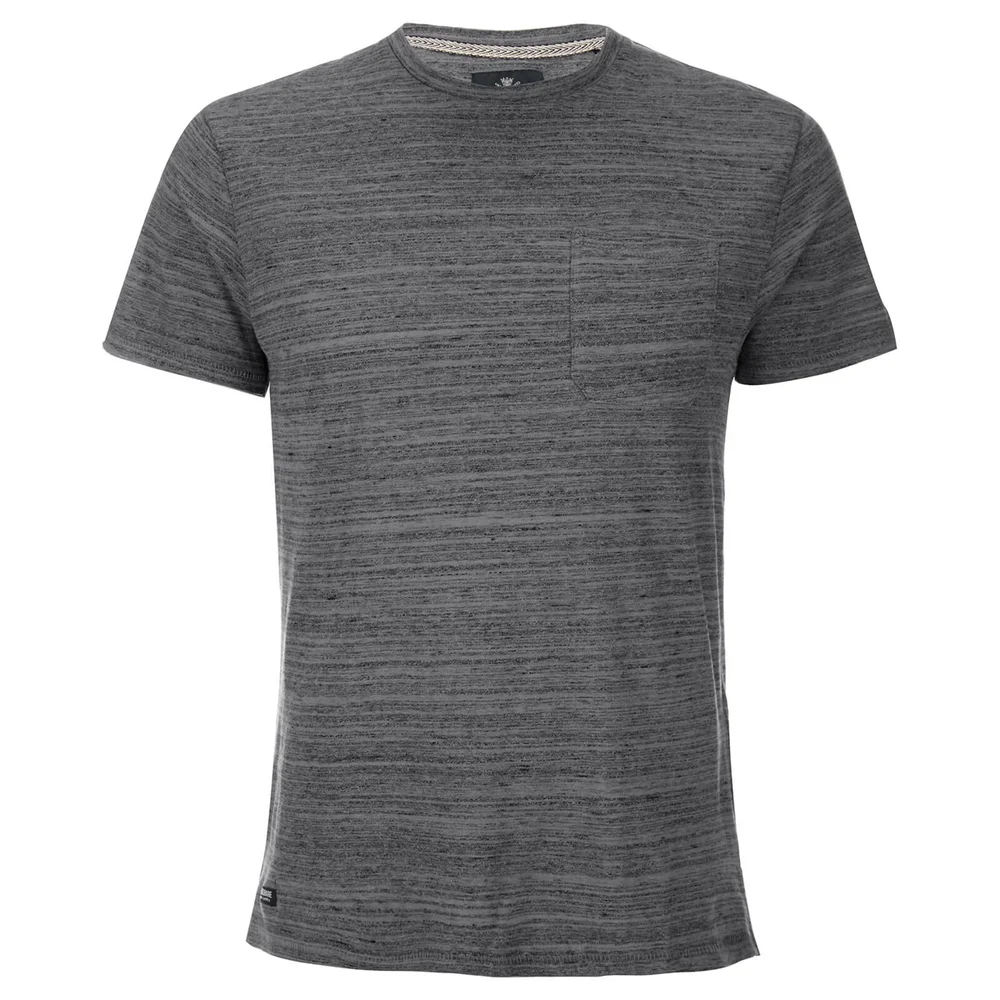 Threadbare Men's Ferndale Stripe T-Shirt - Grey - S - Grijs Afbeelding 1