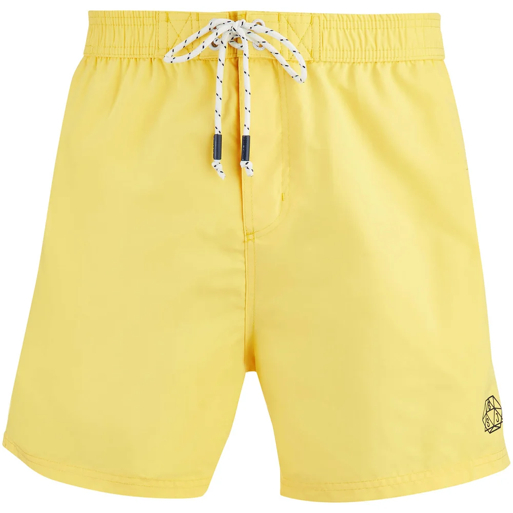 Smith & Jones Men's Antinode Swim Shorts - Yellow Cream - S - Geel Afbeelding 1