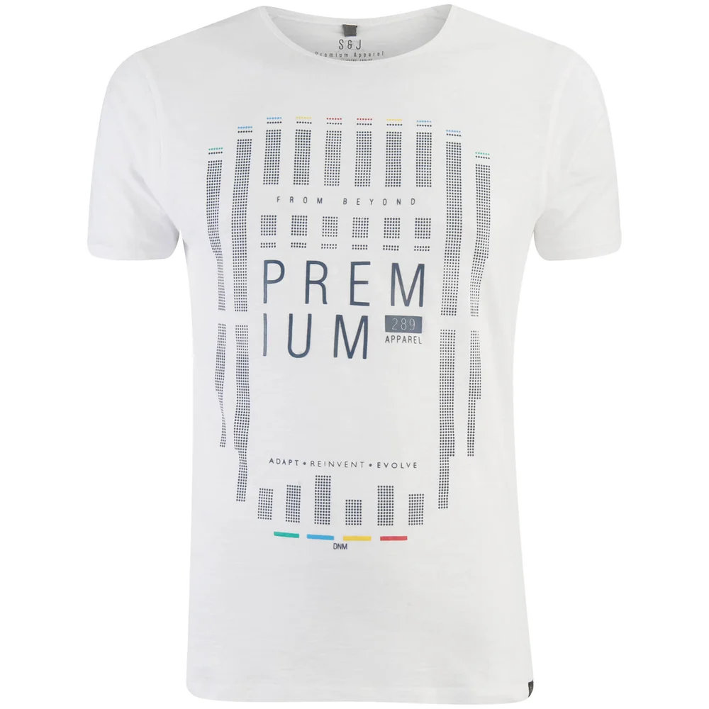 Smith & Jones Men's Cavalieri T-Shirt - White - S - Wit Afbeelding 1