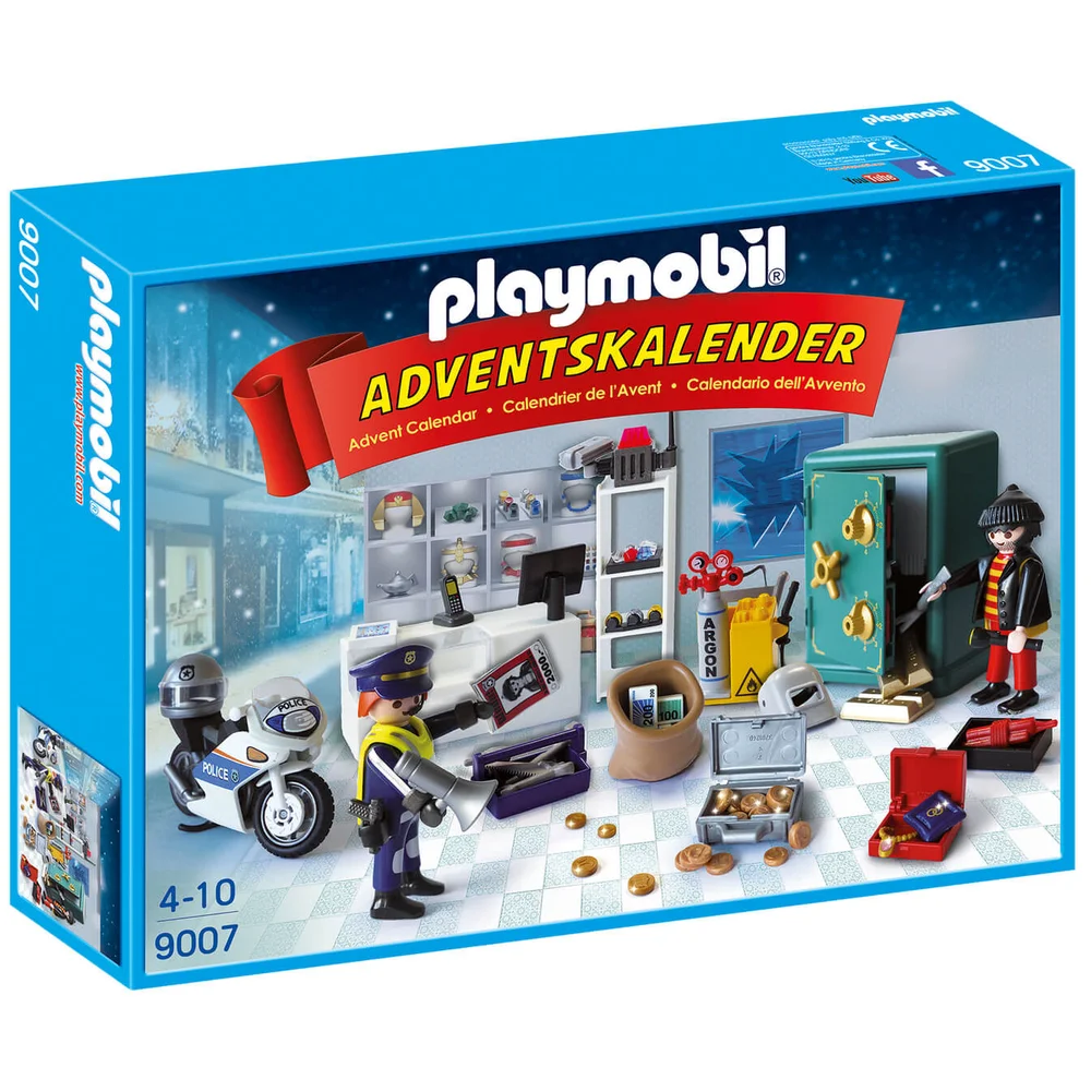 Playmobil Adventskalender "Op heterdaad betrapt" (9007) Afbeelding 1