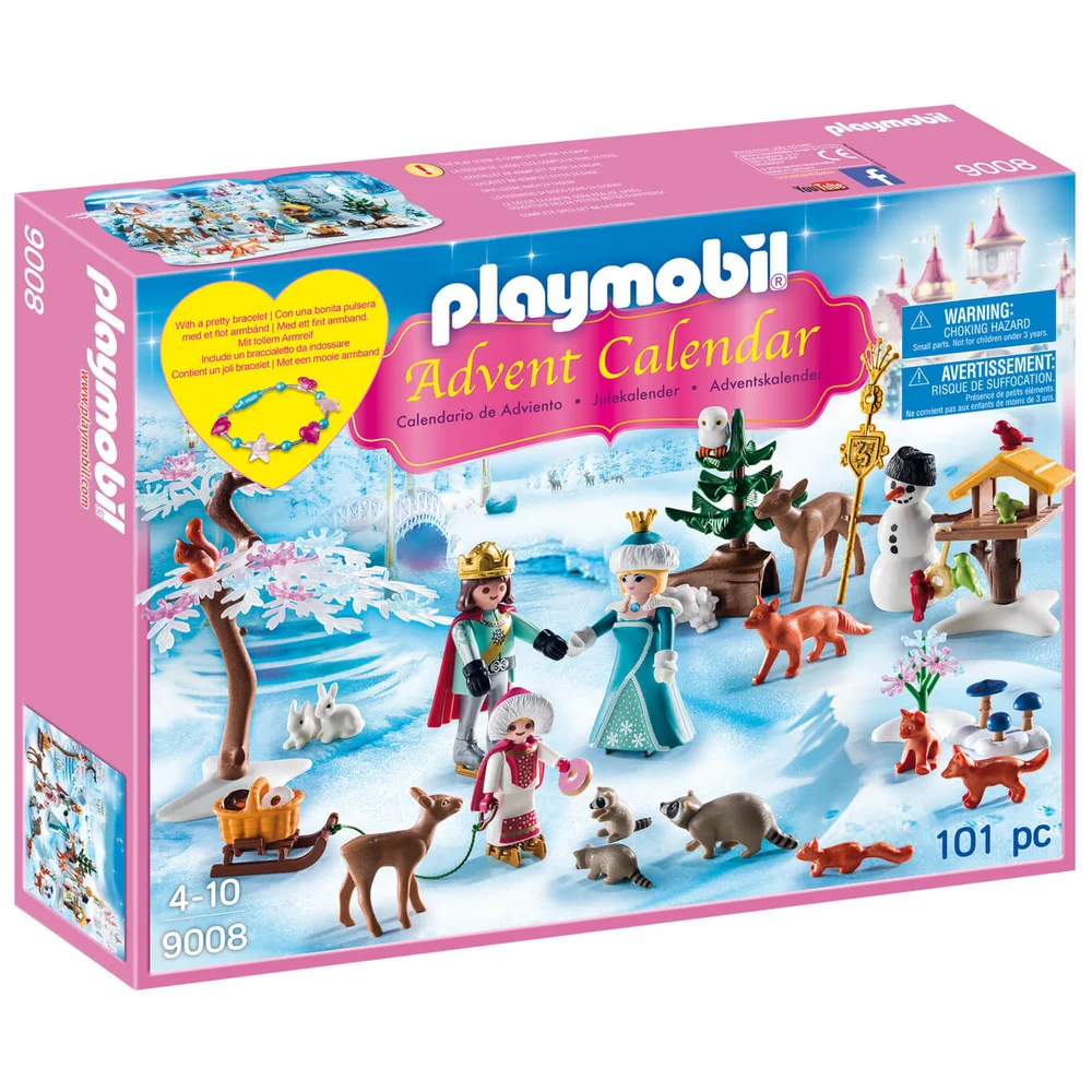 Playmobil Adventskalender "Koninklijk Schaatsfeest" (9008) Afbeelding 1