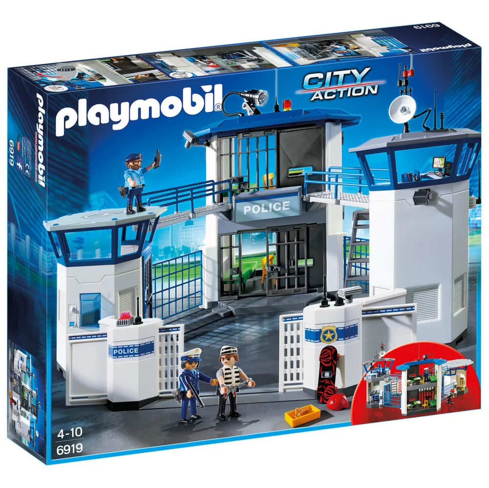 Playmobil City Action: Politiebureau met gevangenis (6919) Afbeelding 1