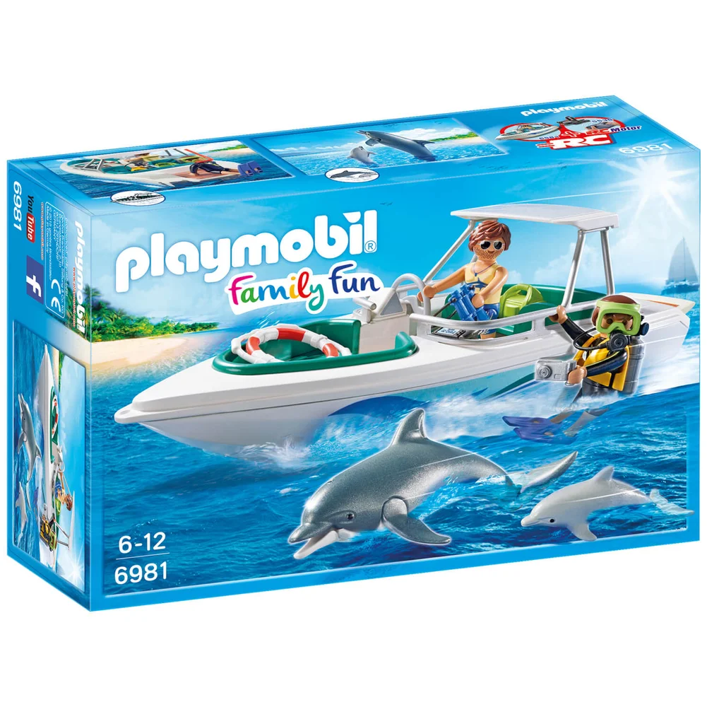 Playmobil Family Fun: Duiktrip met plezierboot (6981) Afbeelding 1