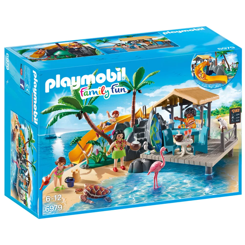 Playmobil Family Fun: Vakantie-eiland met strandbar (6979) Afbeelding 1