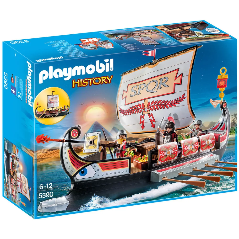 Playmobil History: Romeins galeischip (5390) Afbeelding 1