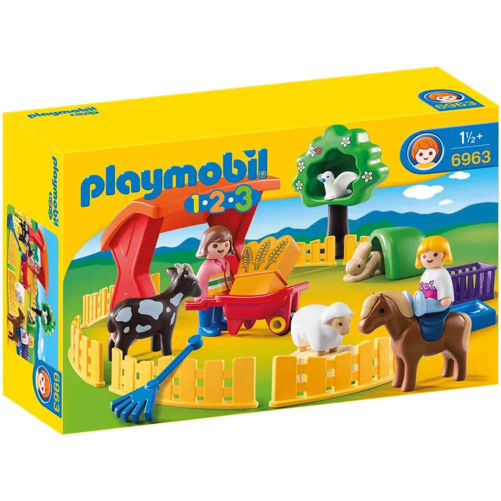 Playmobil 1.2.3 Kinderboerderij (6963) Afbeelding 1