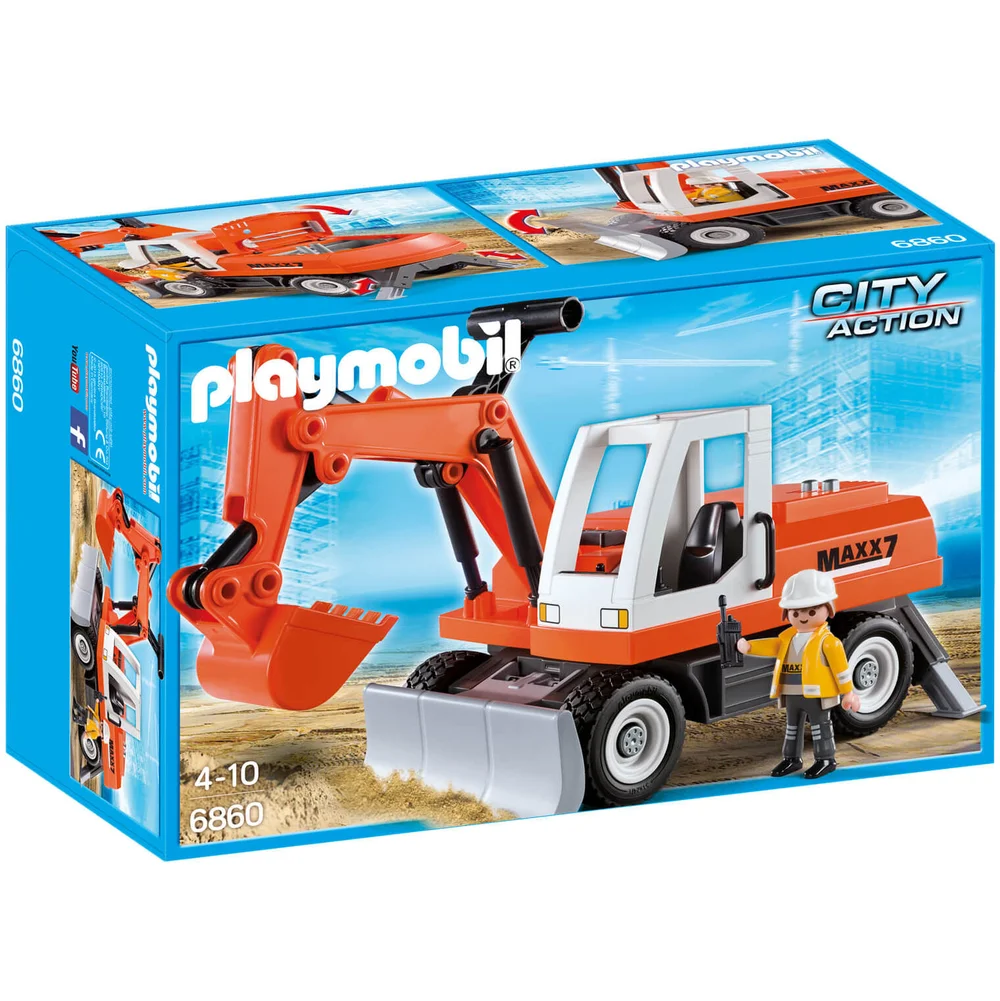 Playmobil Sleepgraver met Verstelbaar Blad (6860) Afbeelding 1