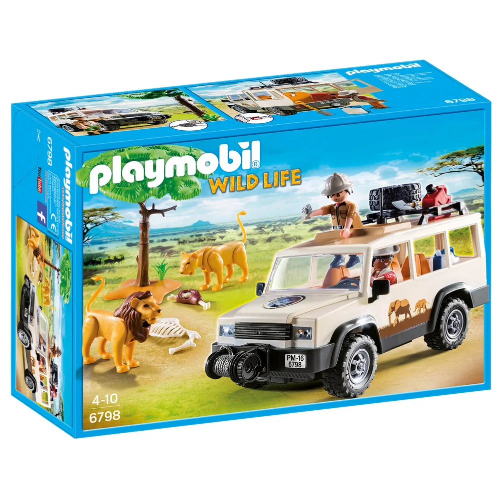 Playmobil Wildlife Safari Jeep met Leeuwen (6798) Afbeelding 1