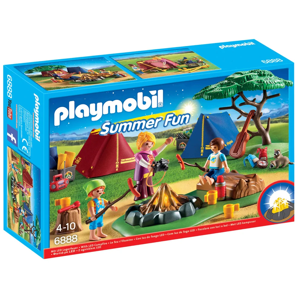 Playmobil Tentenkamp met Kampvuur (6888) Afbeelding 1