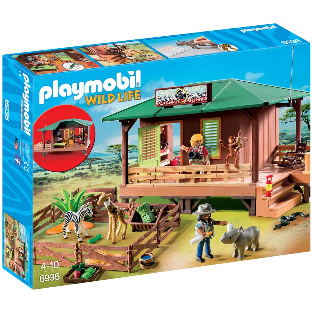 Playmobil Wild Life: Rangerpost voor Gewonde Dieren (6936) Afbeelding 1