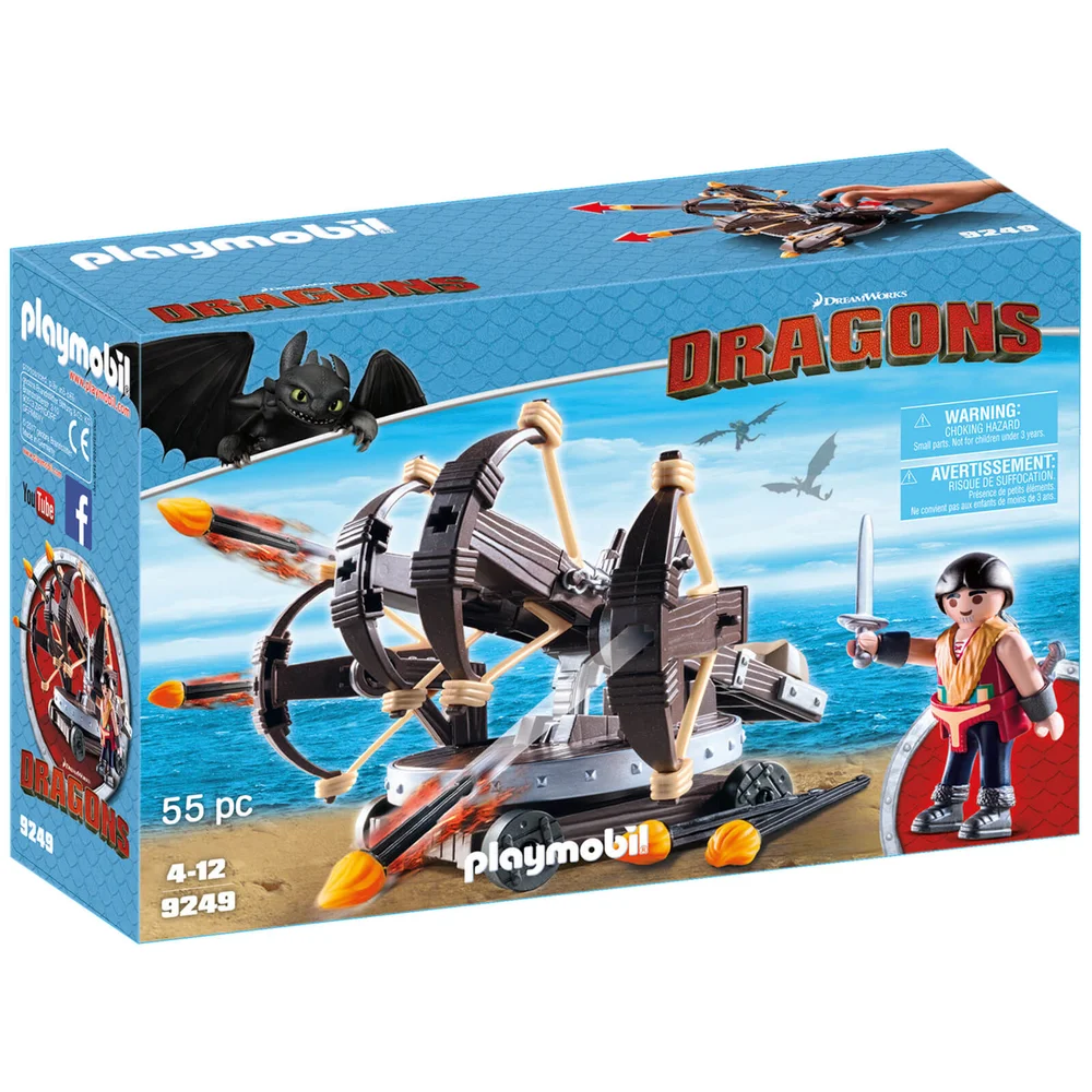 Playmobil How to Train Your Dragon: Eret met viervoudige ballista (9249) Afbeelding 1