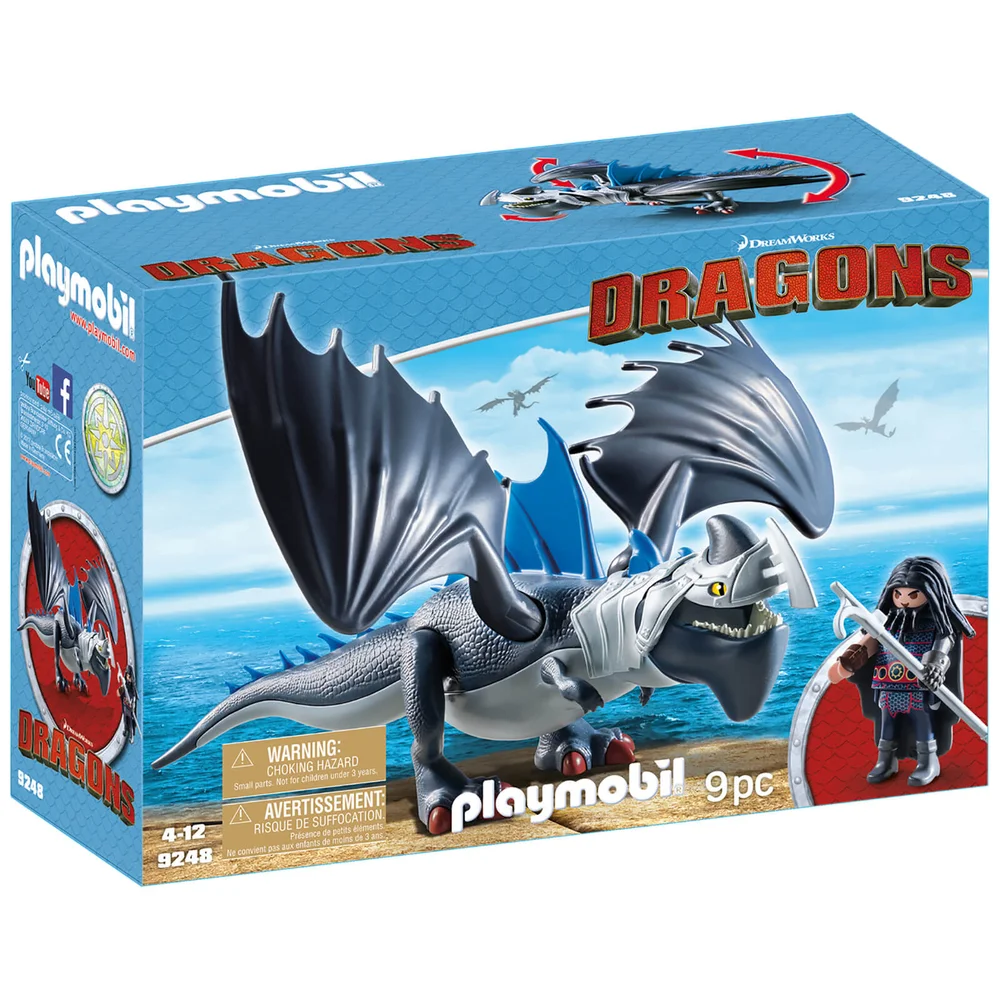 Playmobil How to Train Your Dragon: Drako en Bepantserde Draak (9248) Afbeelding 1