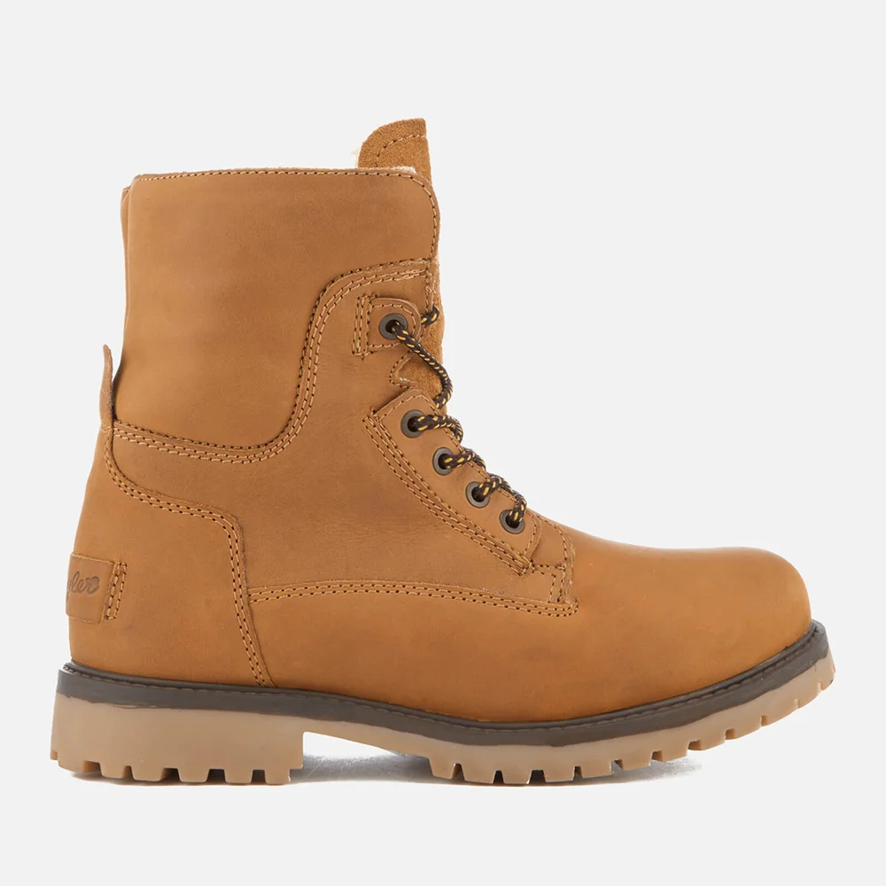 Wrangler Men's Aviator Roll Down Lace Up Boots - Camel - UK 6/EU 40 - Tan Afbeelding 1