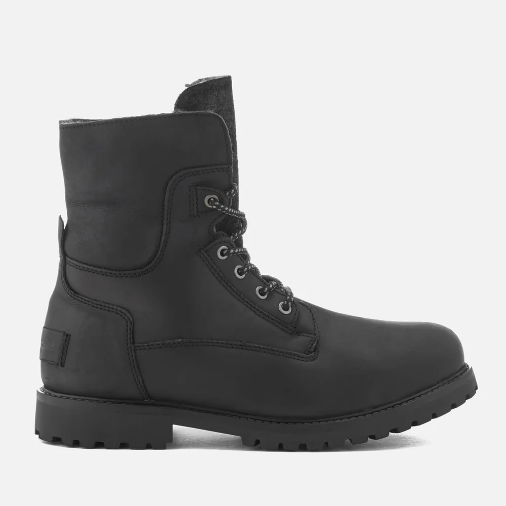 Wrangler Men's Aviator Roll Down Lace Up Boots - Black - UK 6/EU 40 - Zwart Afbeelding 1