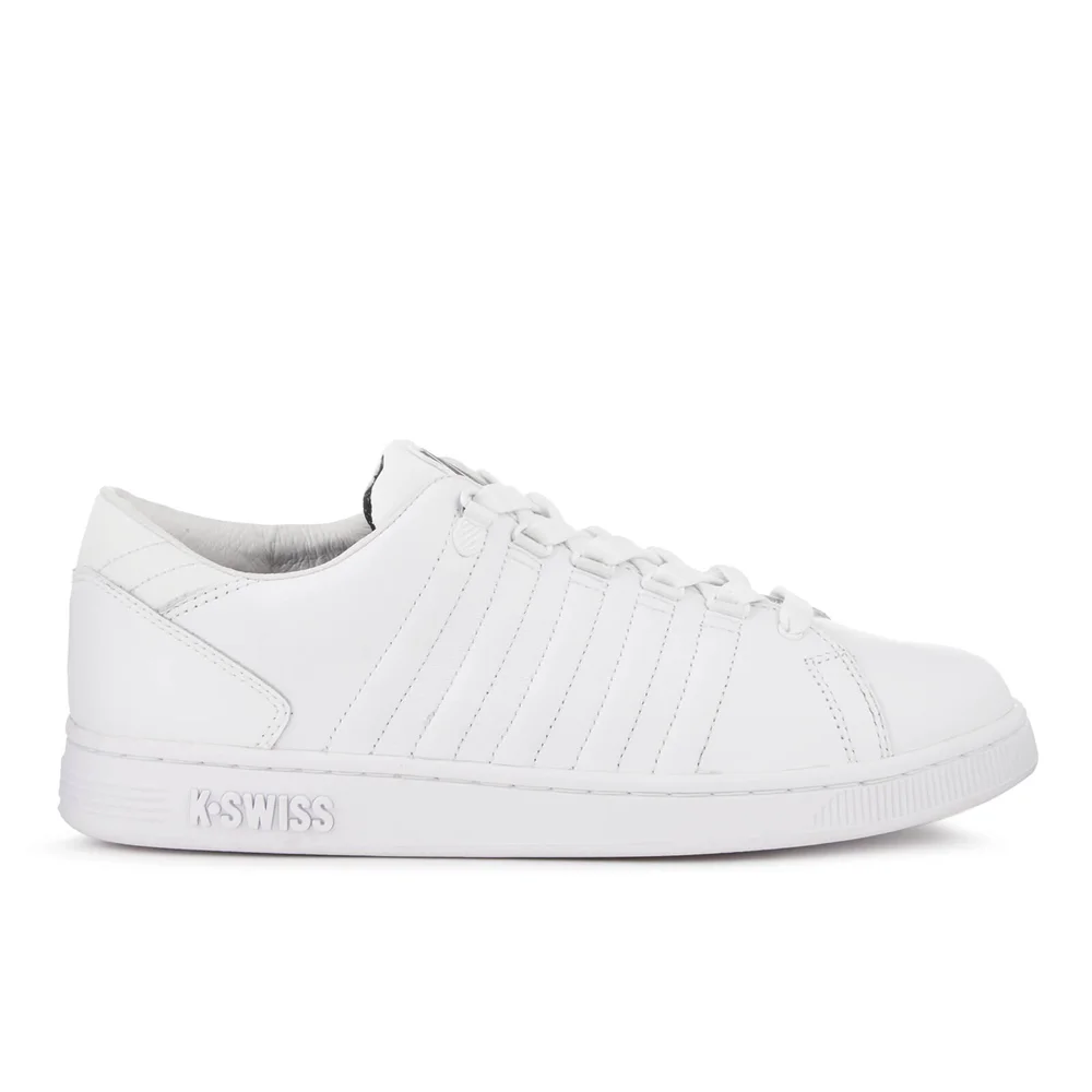 K-Swiss Men's Lozan III Tongue Twister Reflective Trainers - White/Black - UK 7/EU 41 - Wit Afbeelding 1