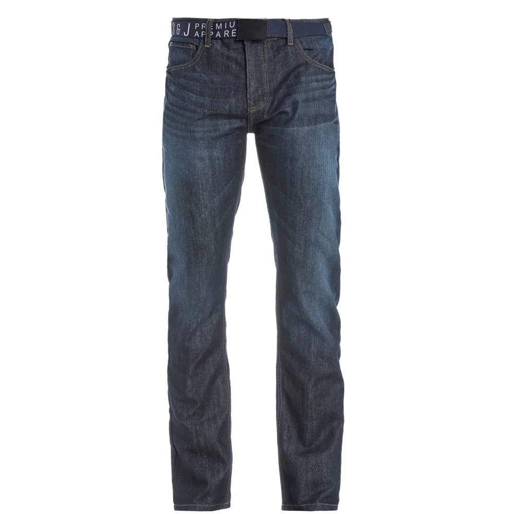 Smith & Jones Men's Furio Dark Wash Jeans - Blue Denim - W32/L32 - Blauw Afbeelding 1