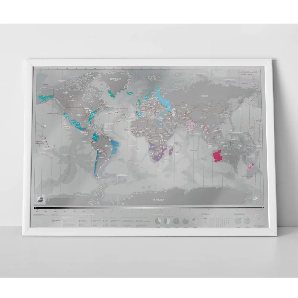 Scratch Map - Platinum Edition Afbeelding 1