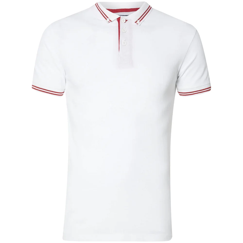 Advocate Men's Ralling Polo Shirt - White - S - Wit Afbeelding 1