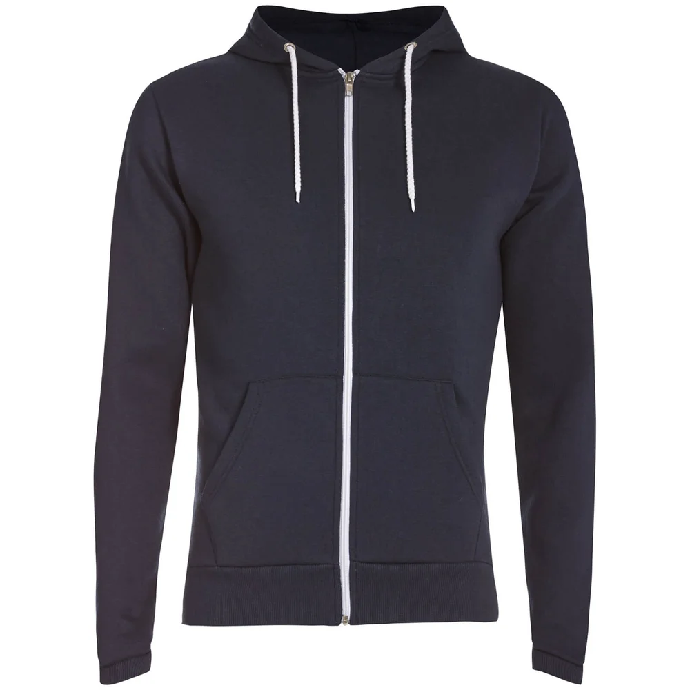 Advocate Men's Berkley Zip Through Hoody - Navy - S - Navy blauw Afbeelding 1