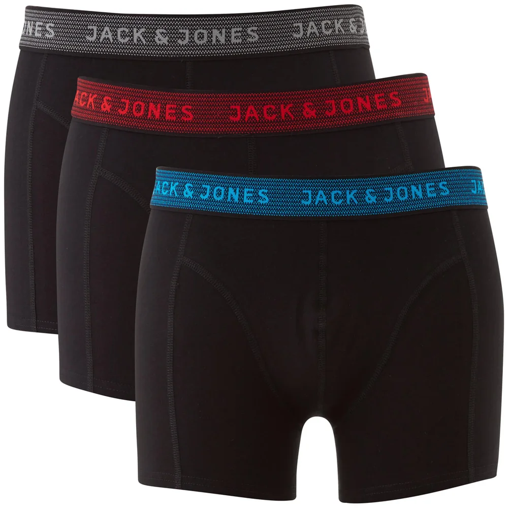 Jack & Jones Waistband 3-pack Boxers - Zwart - S Afbeelding 1