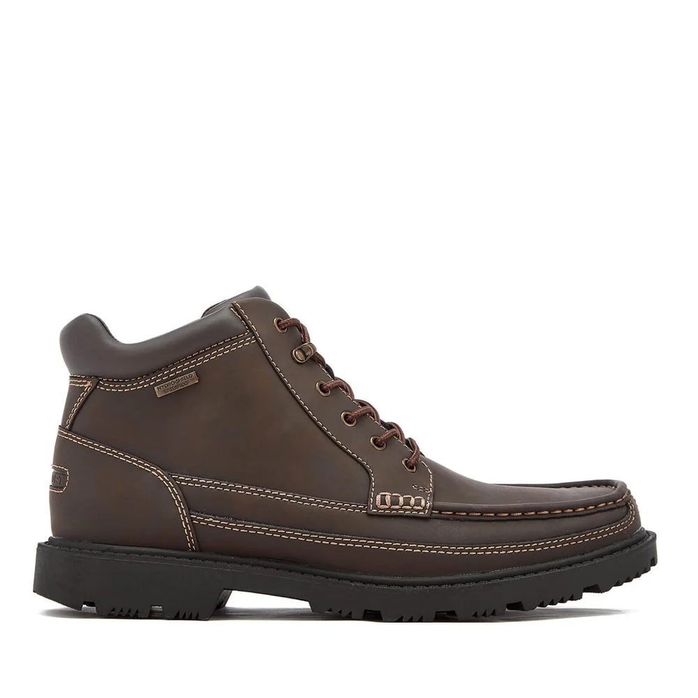 Rockport Men's Redemption Road Moc Toe Waterproof Boots - Dark Brown - UK 7/EU 40.5 - Brown Afbeelding 1
