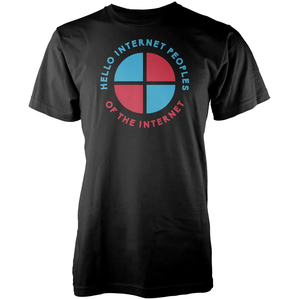 Taurtis Circle Hello Internet Peoples Men's T-Shirt - S Afbeelding 1