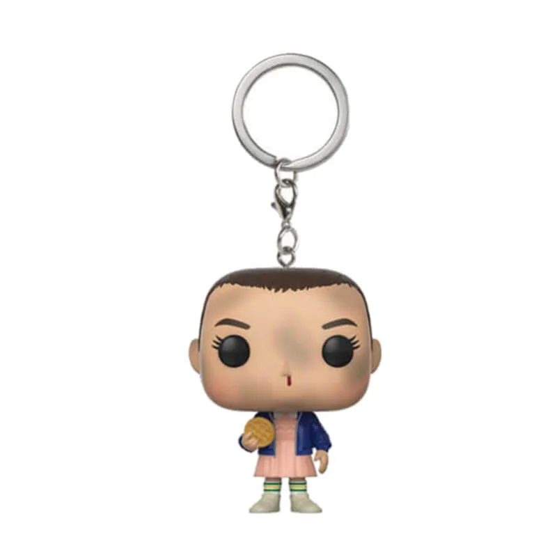 Stranger Things Eleven With Eggo Pocket Pop! Sleutelhanger Afbeelding 1