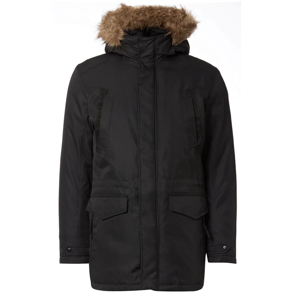 Jack & Jones Core Land Parka Jas - Zwart - S - Zwart Afbeelding 1