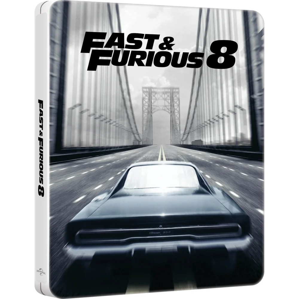 Fast & Furious 8 - Zavvi UK Exclusive Limited Edition Steelbook (Digital Download) Afbeelding 1