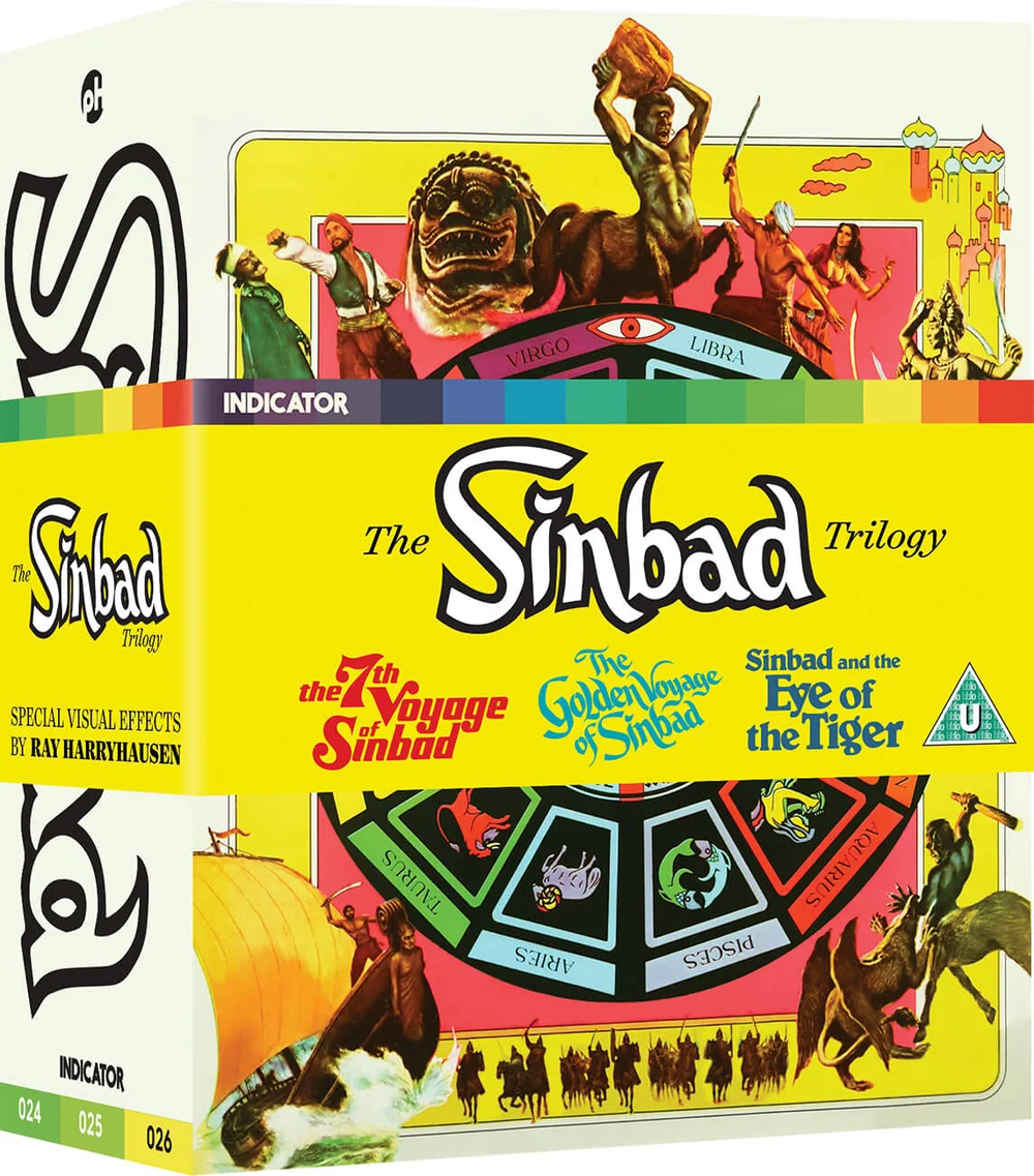 The Sinbad Trilogy - Limited Edition Dual Format (Includes DVD) Afbeelding 1