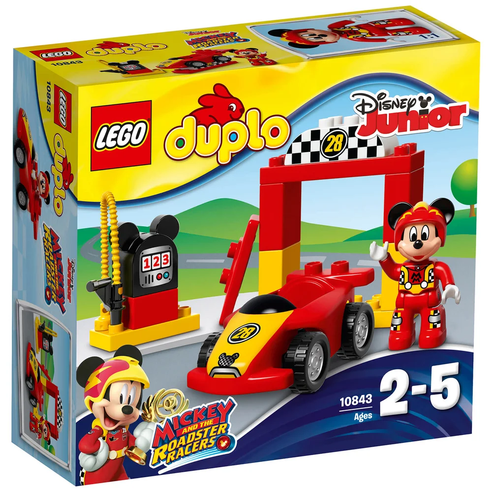 LEGO DUPLO: Mickey's racewagen (10843) Afbeelding 1