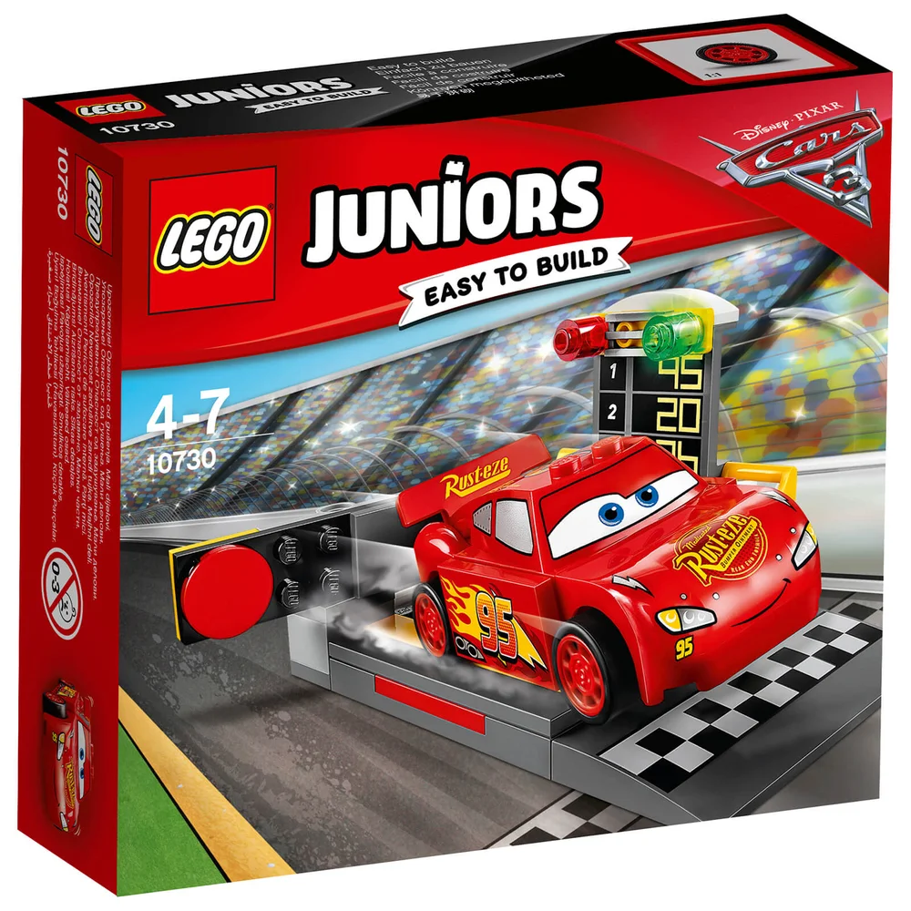 LEGO Juniors: Cars 3: Bliksem McQueen snelle lanceerder (10730) Afbeelding 1