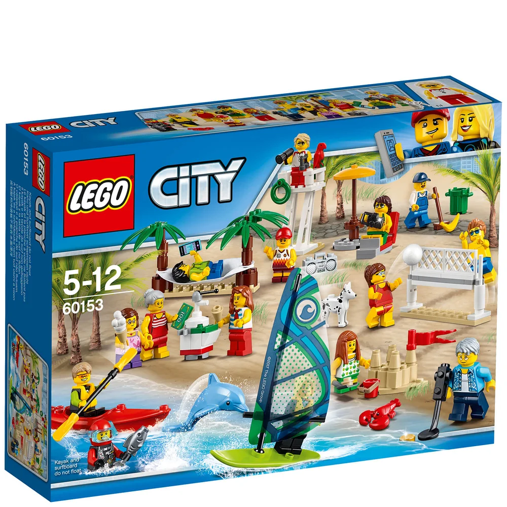 LEGO City: Personenset – plezier aan het strand (60153) Afbeelding 1