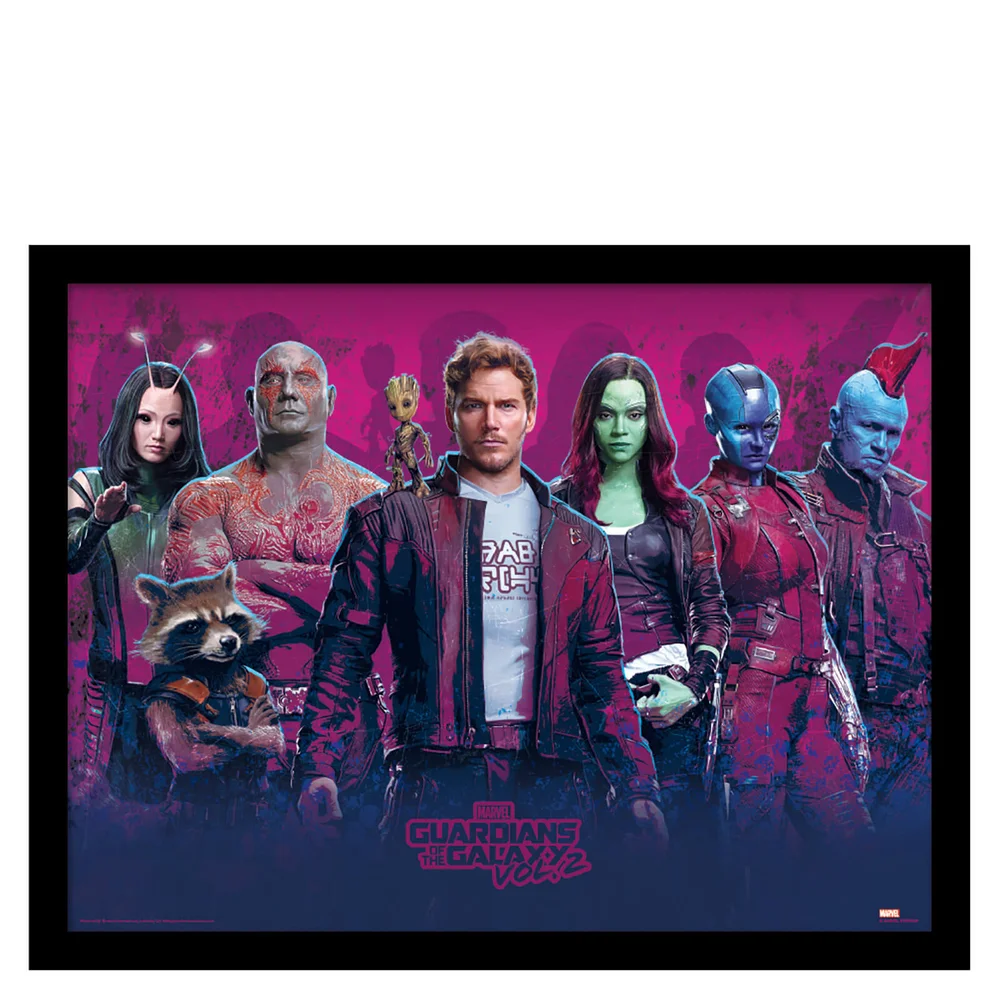 Guardians of the Galaxy Vol. 2 (Characters Vol. 2) Framed 30 x 40cm Print Afbeelding 1