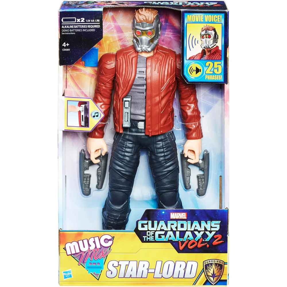 Marvel Guardians of the Galaxy Electronic Music Mix Star-Lord Actiefiguur (30 cm) Afbeelding 1
