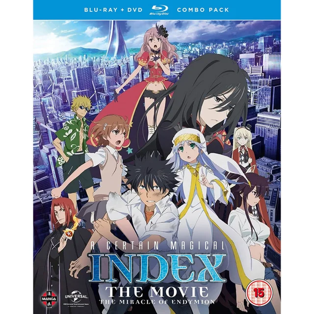 A Certain Magical Index: The Movie - The Miracle of Endymion Blu-ray/DVD combo