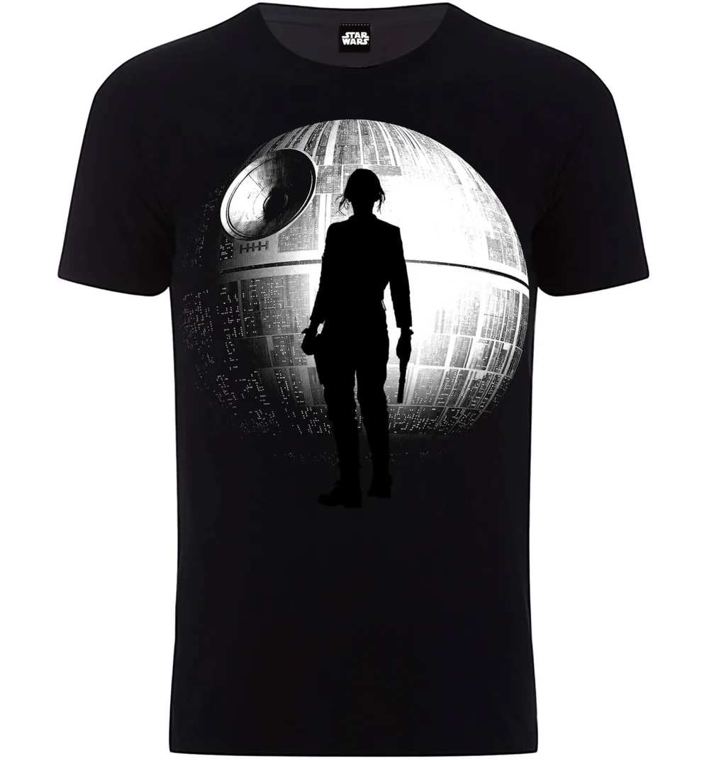 Star Wars Rogue One Death Star heren t-shirt - S - Zwart Afbeelding 1