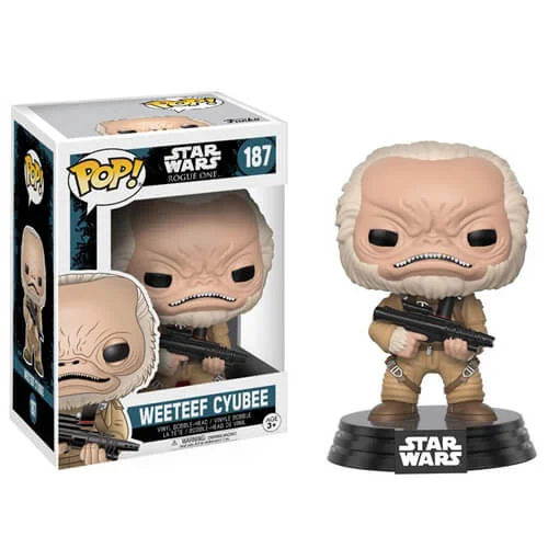 Star Wars Rogue One Wave 2 Weeteef Cyubee Pop! Vinyl figuur Afbeelding 1