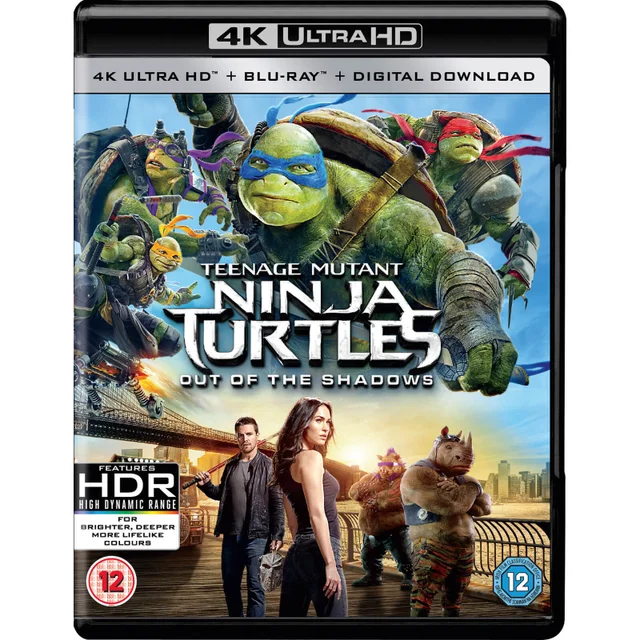 Teenage Mutant Ninja Turtles: Out Of The Shadows - 4K Ultra HD (inclusief digitale download)