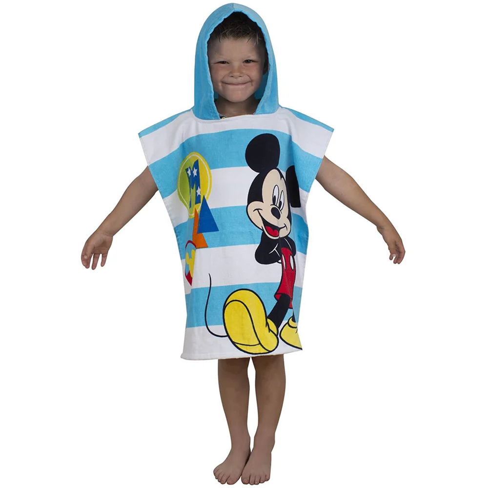 Disney Mickey Mouse Boo Poncho Towel Afbeelding 1