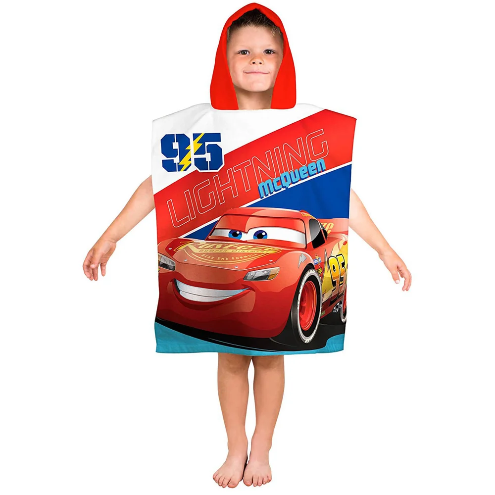 Disney Cars 3 Lightning Poncho Towel Afbeelding 1