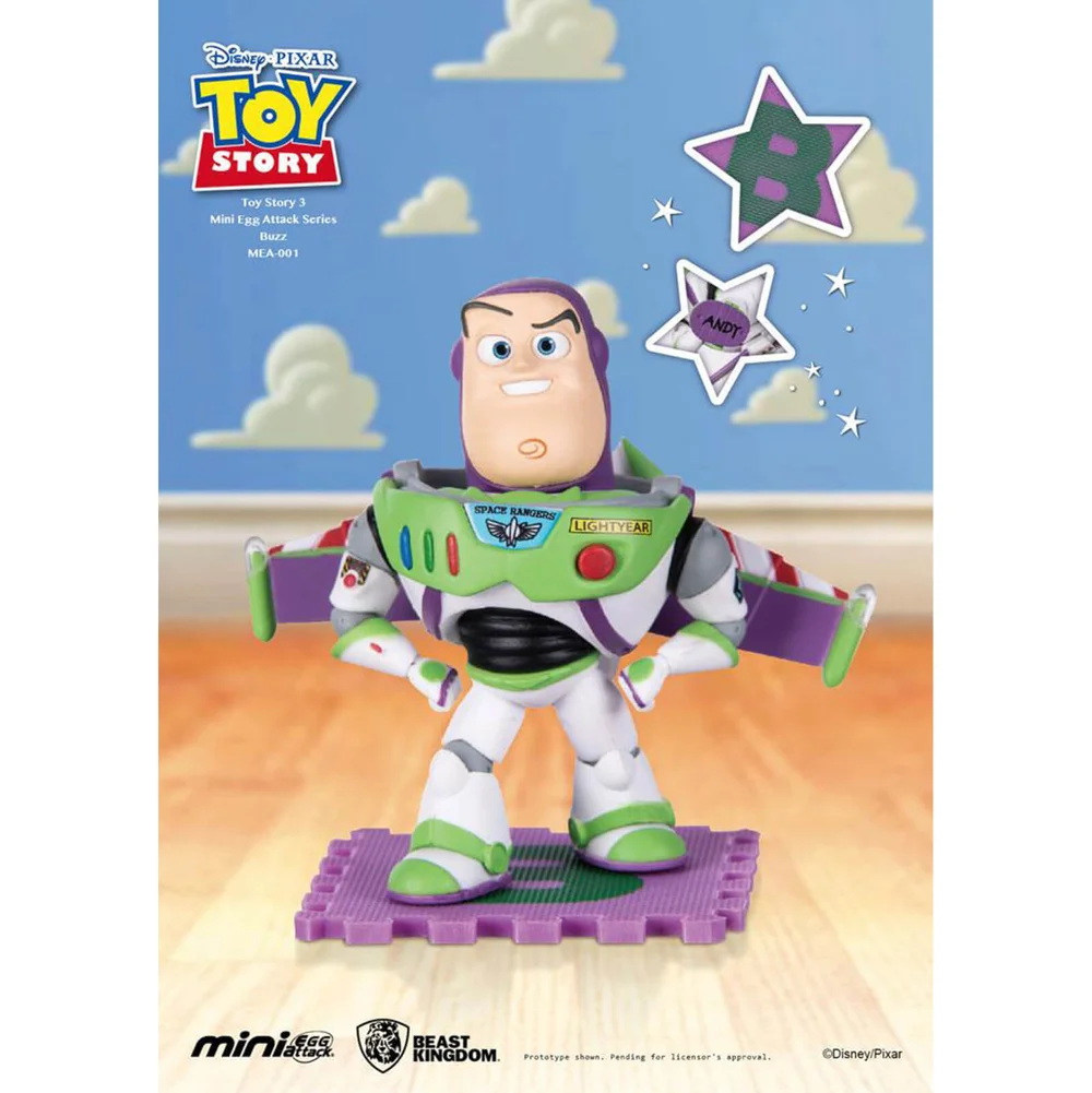 Beast Kingdom Disney Toy Story Mini Egg Attack Buzz Lightyear 9cm Figure Afbeelding 1