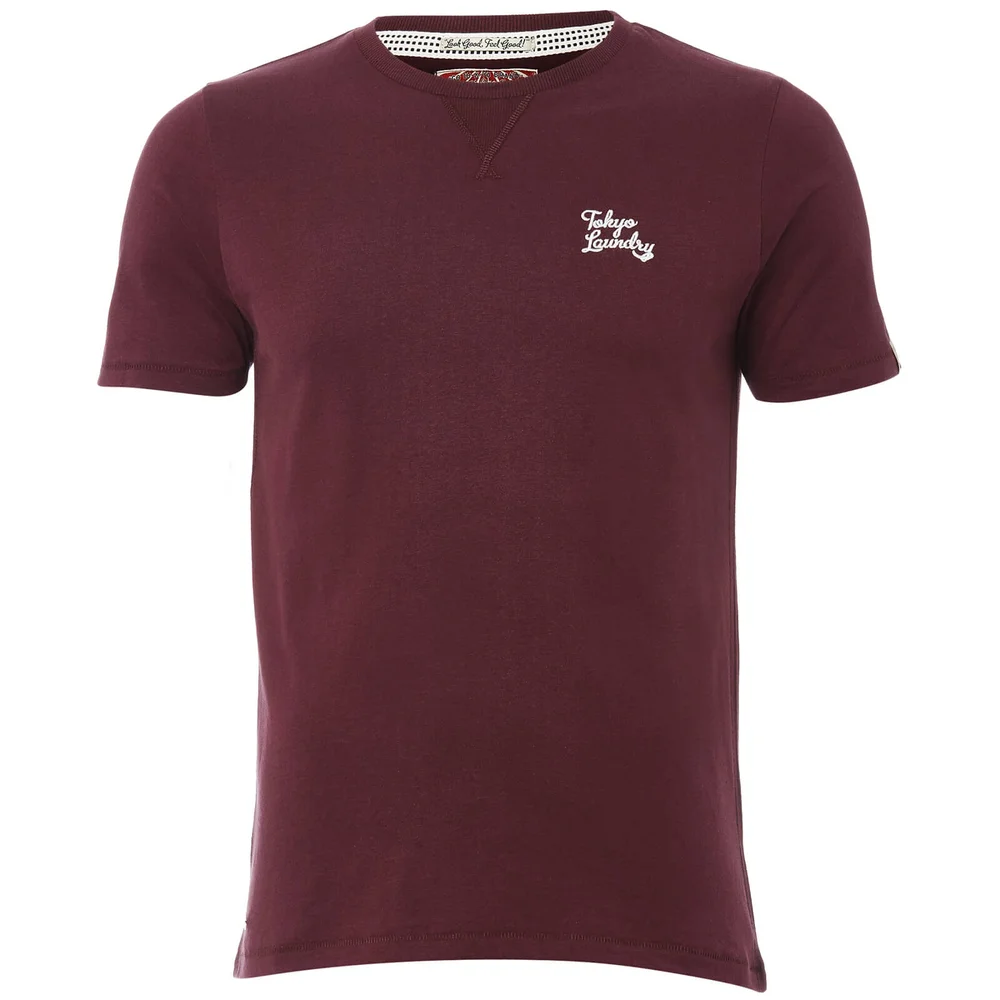Tokyo Laundry Men's Hemsby Jersey T-Shirt - Wine Tasting - S Afbeelding 1