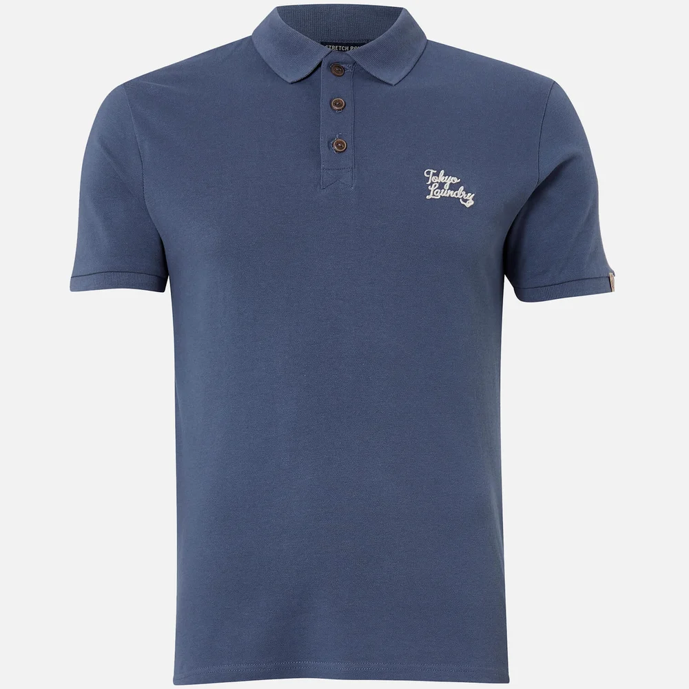 Tokyo Laundry Men's Winterfield Polo Shirt - Vintage Indigo - S - Blauw Afbeelding 1