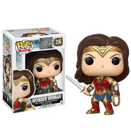 Justice League Wonder Woman Pop! Vinyl Figuur Afbeelding 1