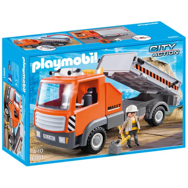 Playmobil City Life: Kiepvrachtwagen (6861) Afbeelding 1